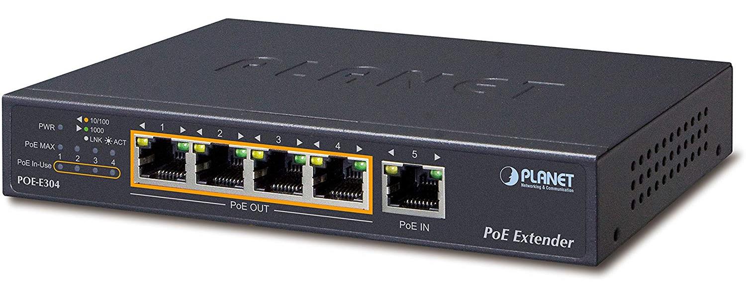 фото Коммутатор planet ipoe-e174 ip30 industrial 1-port 60w