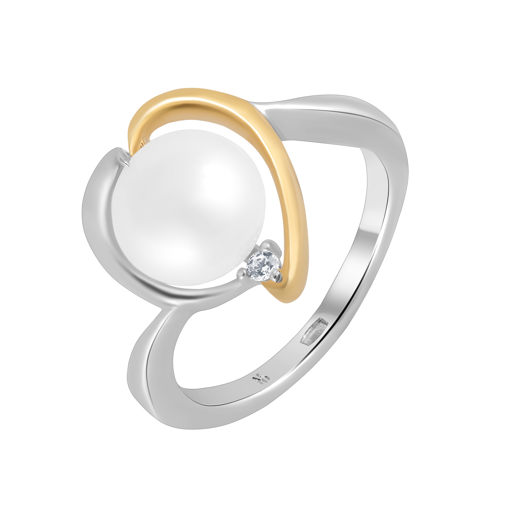 

Кольцо из серебра с жемчугом р. 16,5 NS Design AR3387Z,WFM/RG, AR3387Z,WFM/RG