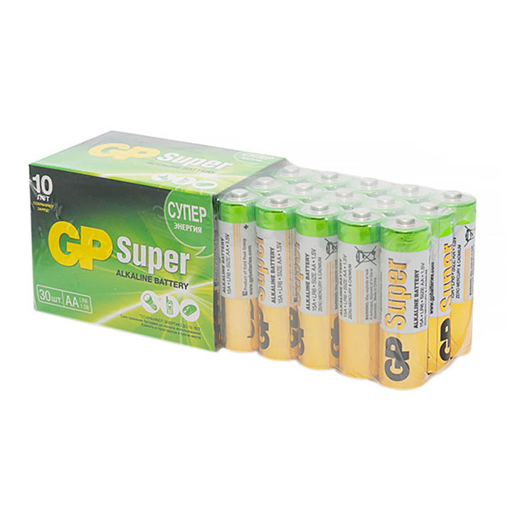 фото Батарейка gp batteries super (gp 15a-2crvs30) 1,5 в (30 шт.)