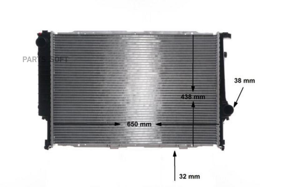 

MAHLE CR287000S Радиатор BMW E34 2.5/4.0 88-97 () 1шт