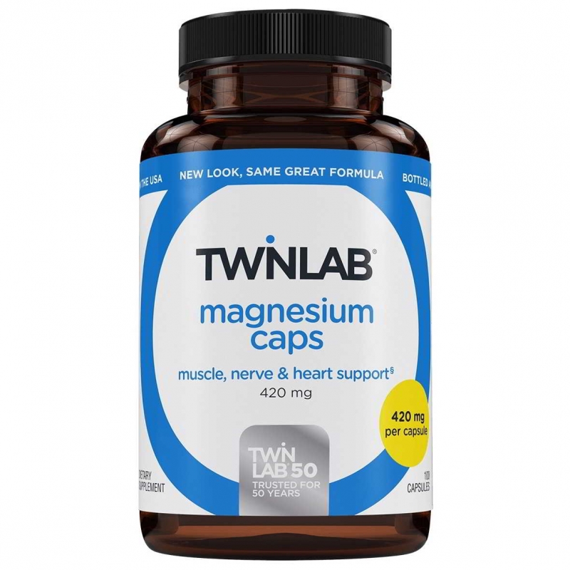 

Магний TWINLAB Magnesium капсулы 100 шт.