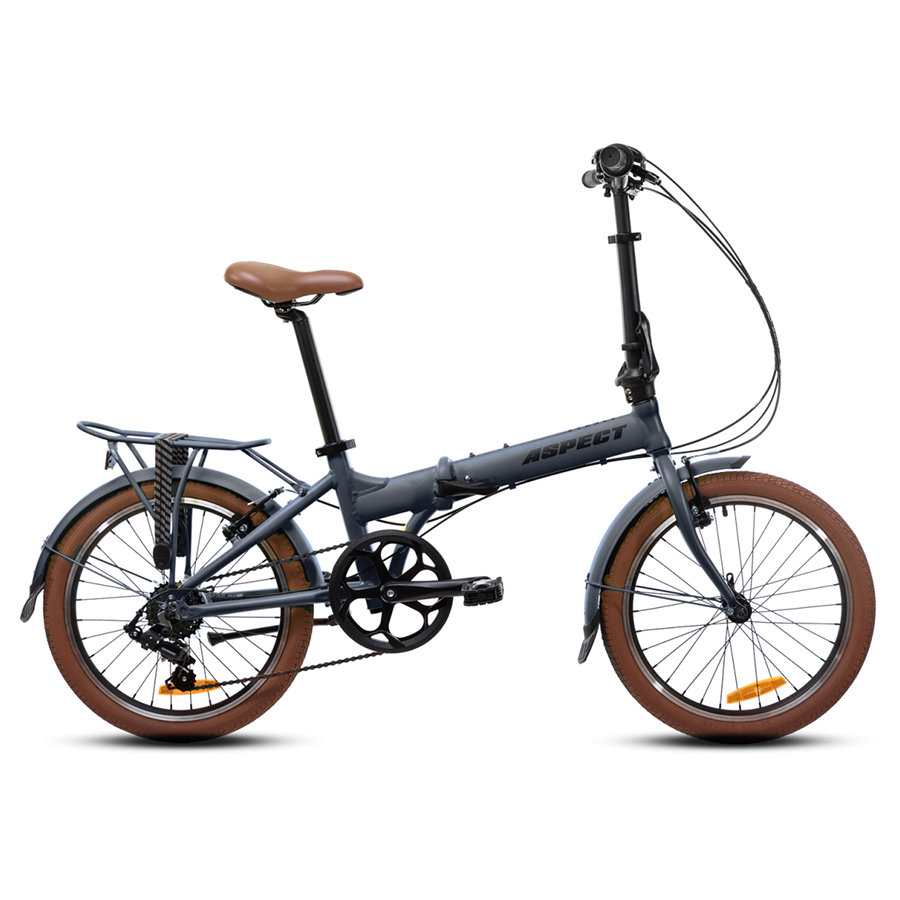 фото Складной велосипед с колесами 20" aspect borneo 7 серый