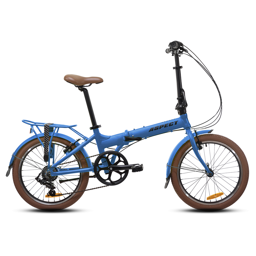 фото Складной велосипед с колесами 20" aspect borneo 7 синий