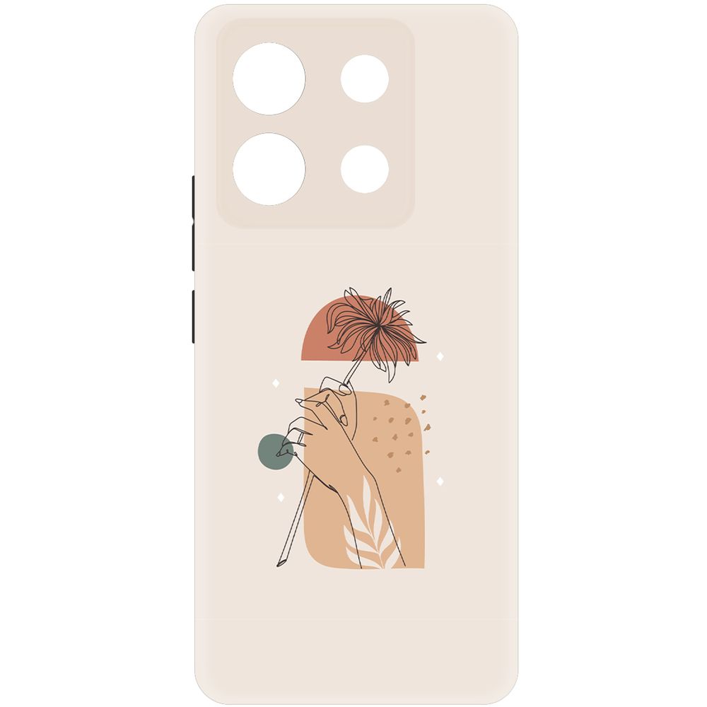 

Чехол-накладка Krutoff Soft Case Романтика для Xiaomi Poco X6 черный