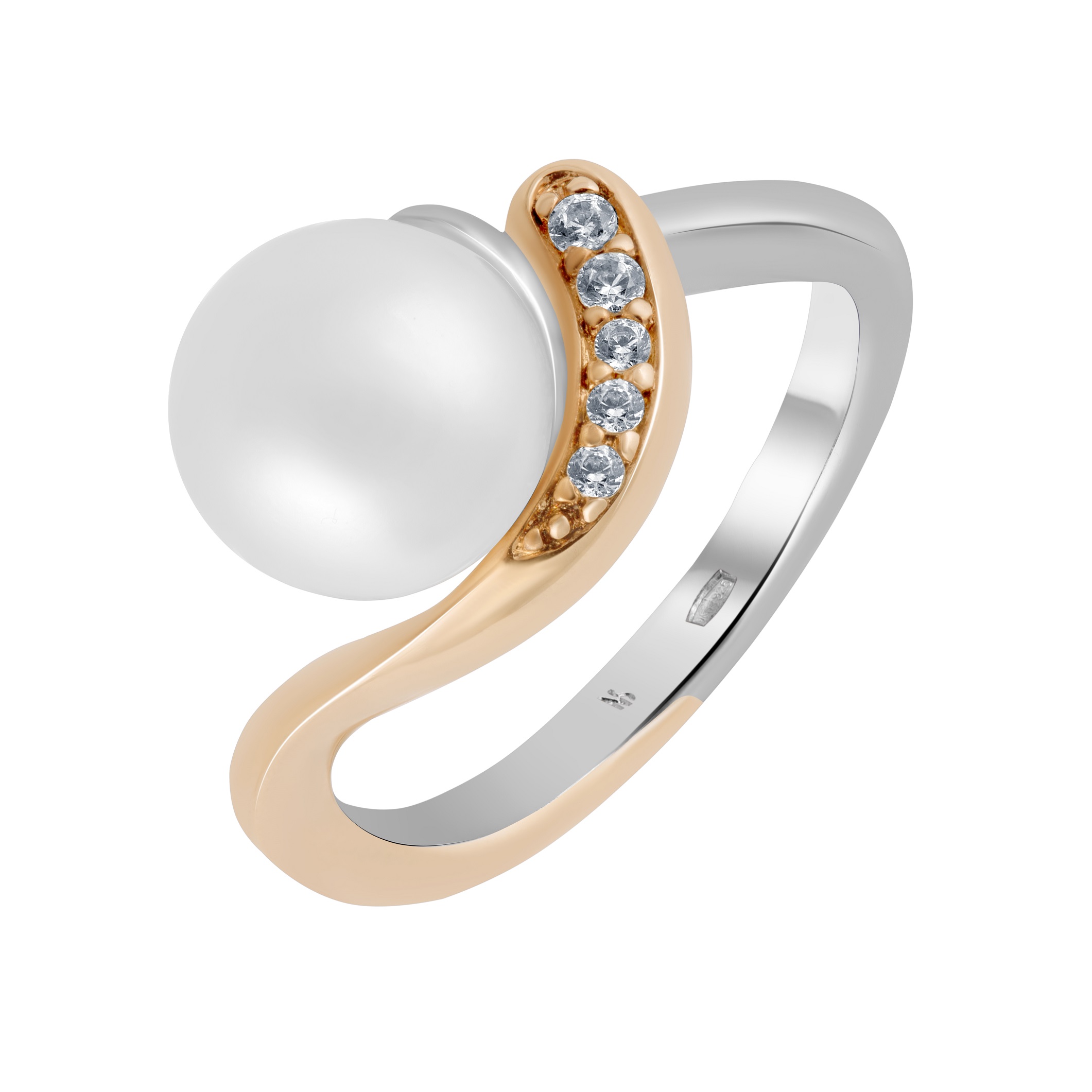 

Кольцо из серебра с жемчугом р. 17 NS Design AR4114Z,WFM/PR, AR4114Z,WFM/PR