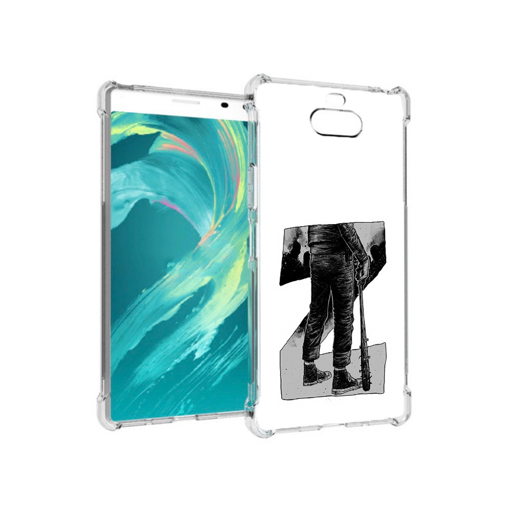 

Чехол MyPads Tocco для Sony 8 воин черно белый (PT140835.236.265), Tocco