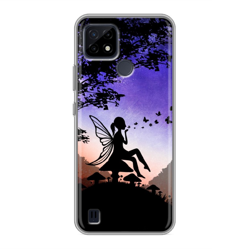 

Чехол для Realme C21 с рисунком и защитой камеры, 78346