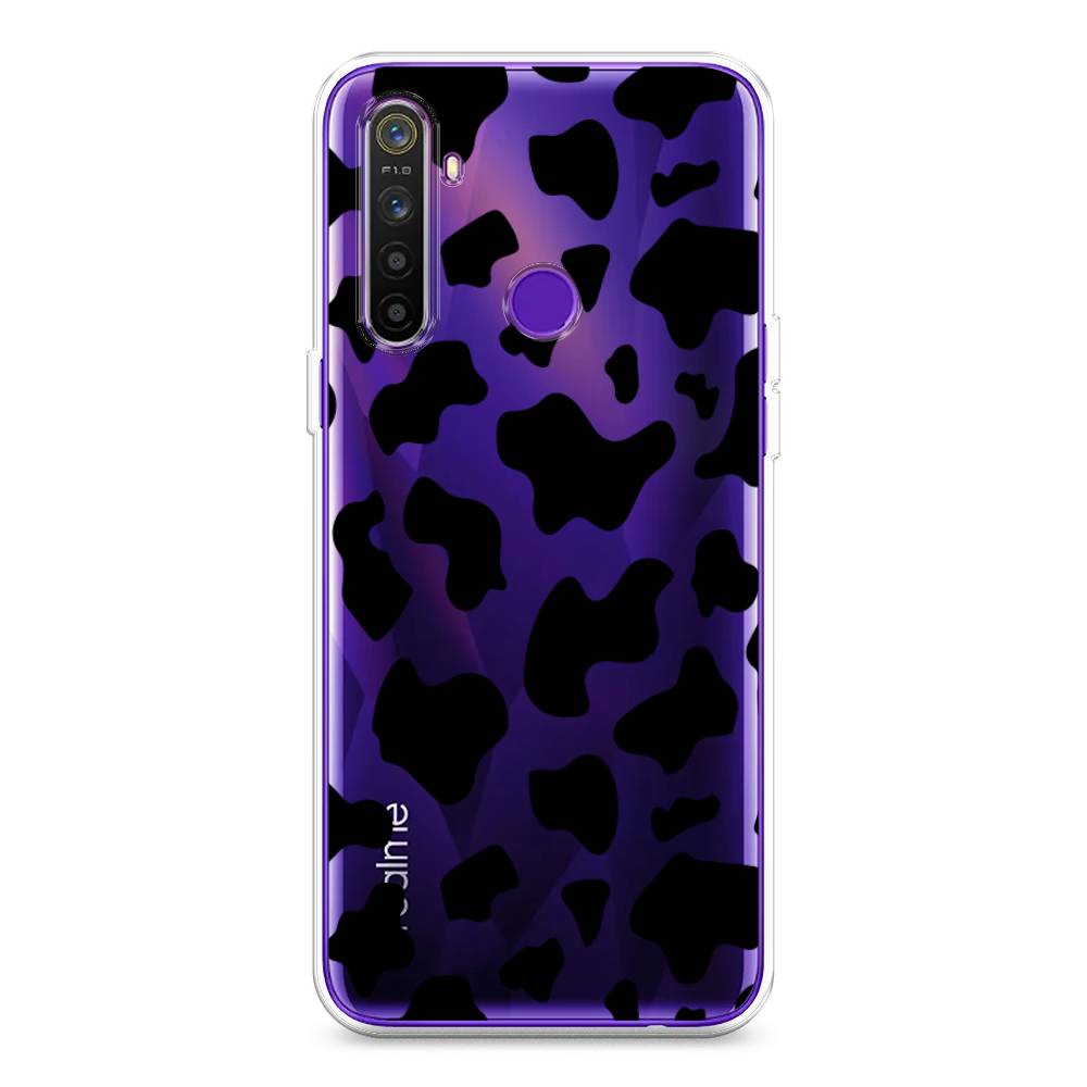 

Чехол Awog на Realme 5 "Пятна коровы черные", Разноцветный, 251550-2