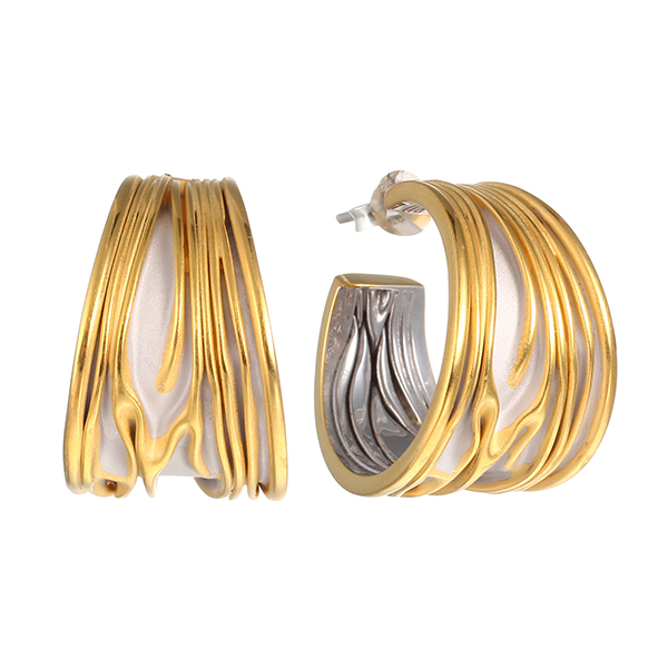 

Серьги конго из серебра JV ES1542IPRDY1_SR_WJ, ES1542IPRDY1_SR_WJ