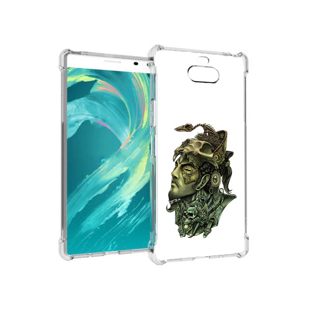 

Чехол MyPads Tocco для Sony 8 бронзовый воин (PT140835.236.248), Прозрачный, Tocco