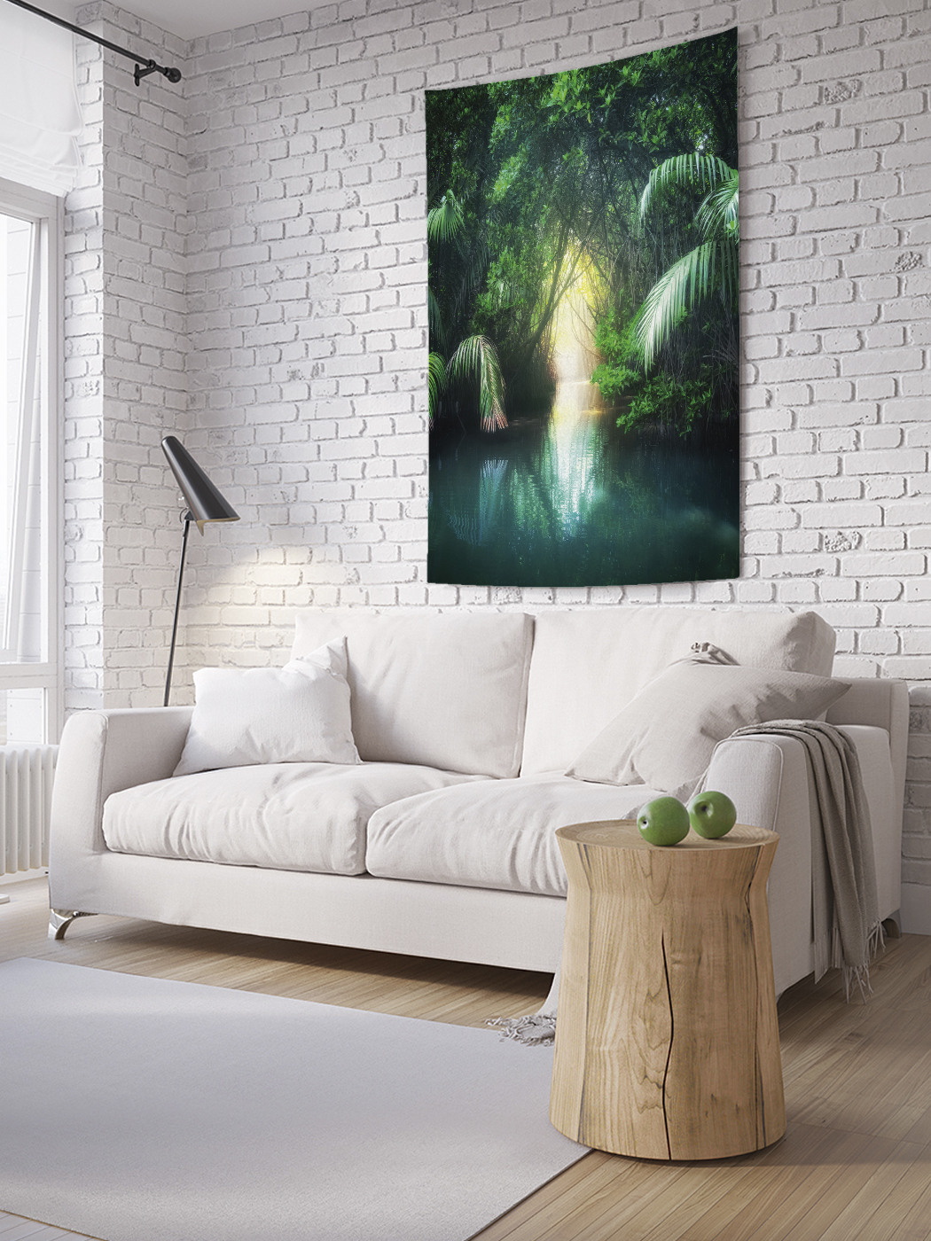 

Вертикальное фотопанно на стену JoyArty Просвет в лесу 150x200 см, Просвет в лесу