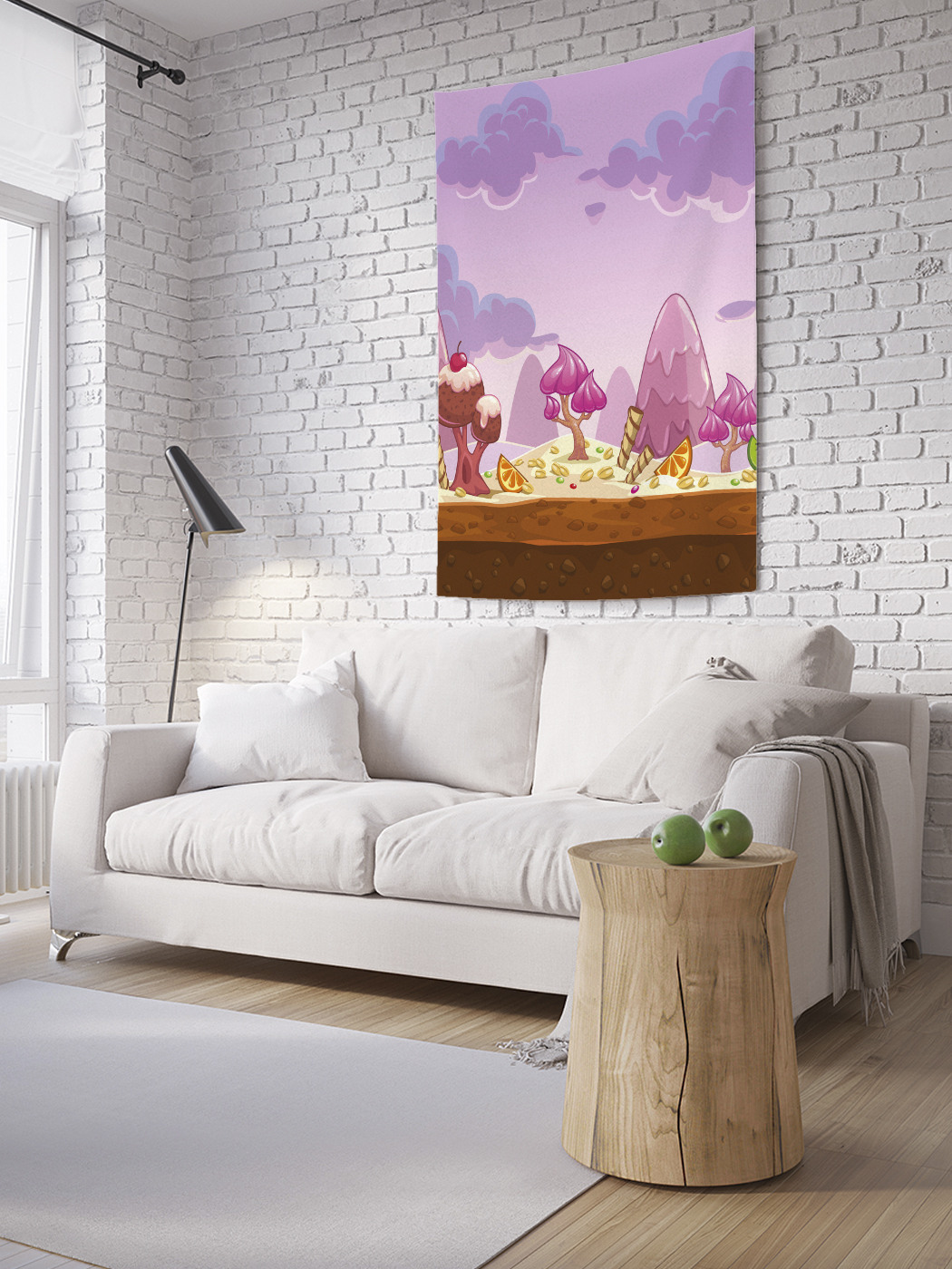 

Вертикальное фотопанно на стену JoyArty Сладкая фантазия 150x200 см, Сладкая фантазия