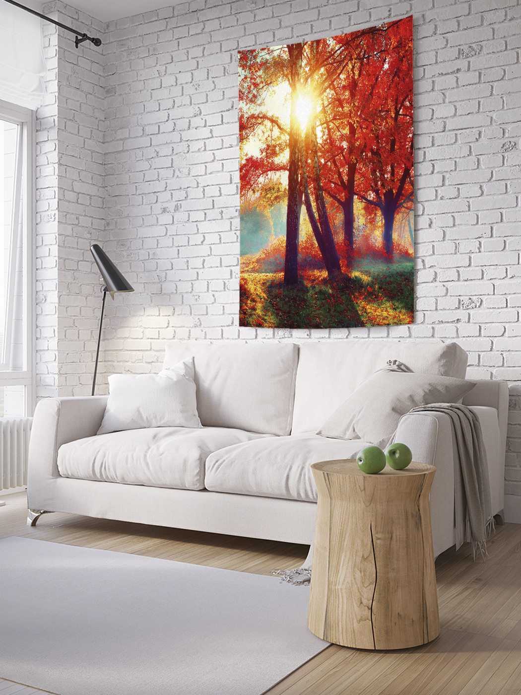 

Вертикальное фотопанно на стену JoyArty Осенний рассвет 150x200 см, Осенний рассвет