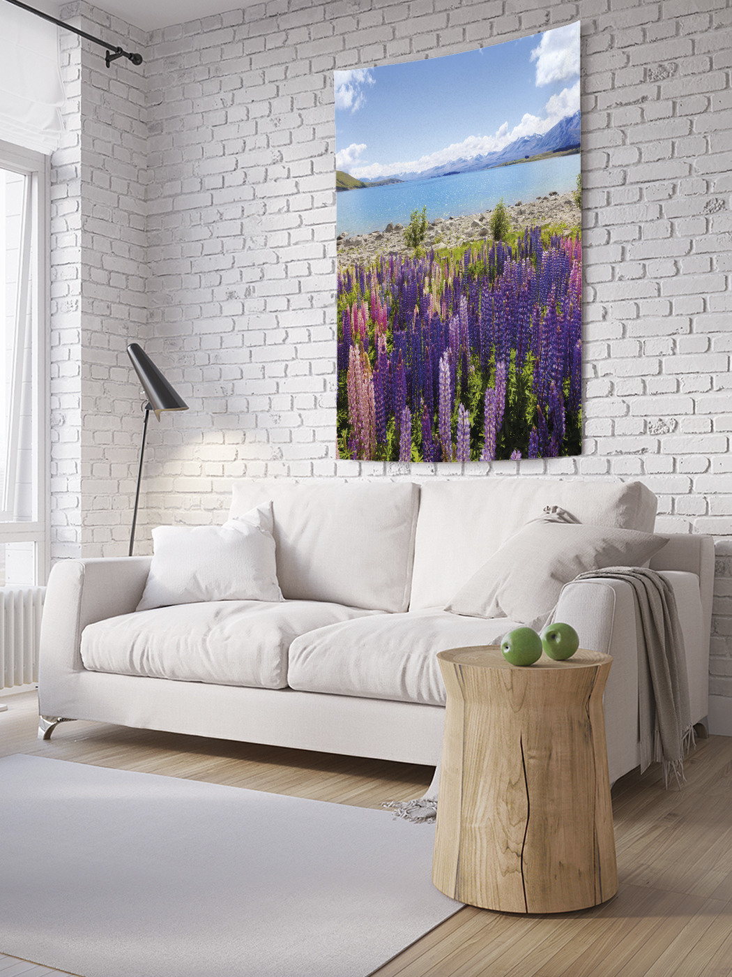 

Вертикальное фотопанно на стену JoyArty Цветущие люпины 150x200 см, Цветущие люпины