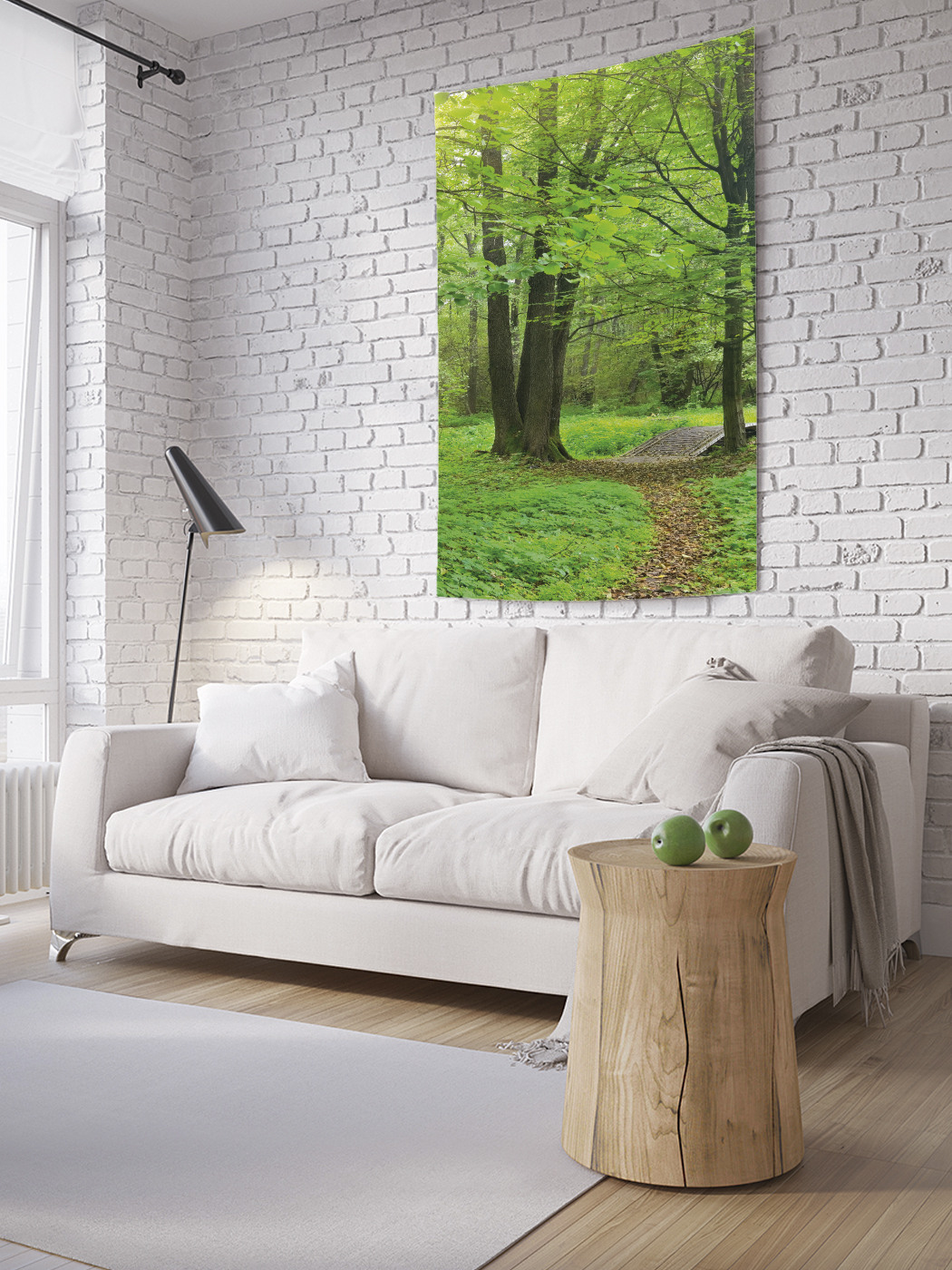 

Вертикальное фотопанно на стену JoyArty Тропинка в роще 150x200 см, Тропинка в роще