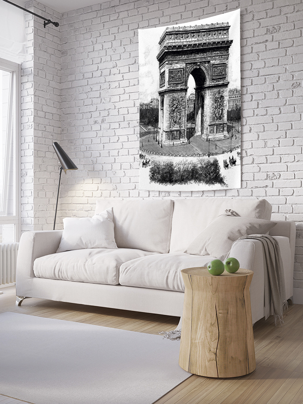

Вертикальное фотопанно на стену JoyArty Триумфальная арка 150x200 см, Триумфальная арка