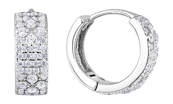 

Серьги из серебра Kari Jewelry 237611, фианит, 237611