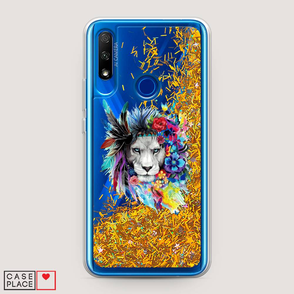 

Чехол Awog на Honor 9X "Гавайский лев", Розовый, 69990-1