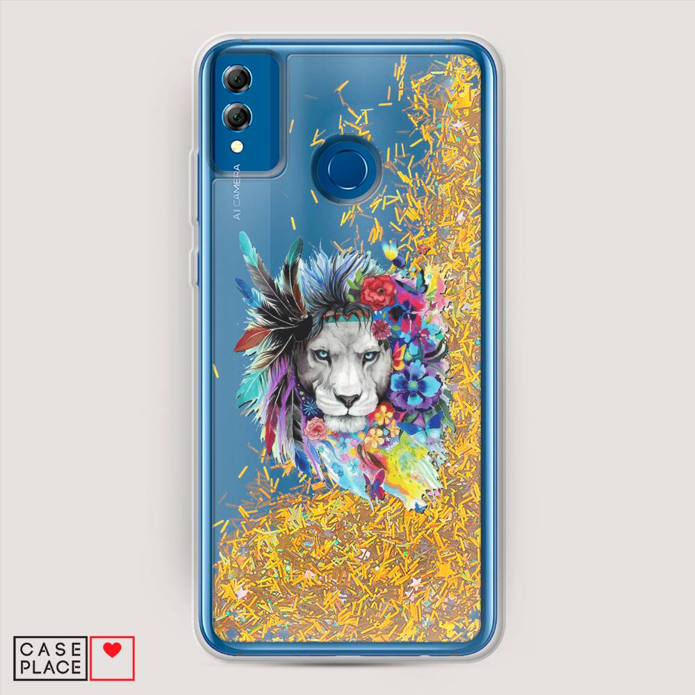 

Чехол Awog на Honor 8X "Гавайский лев", Розовый, 66790-1