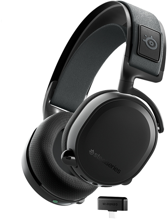 

Беспроводные игровые наушники для компьютера SteelSeries Arctis 7 + black (SS61470)