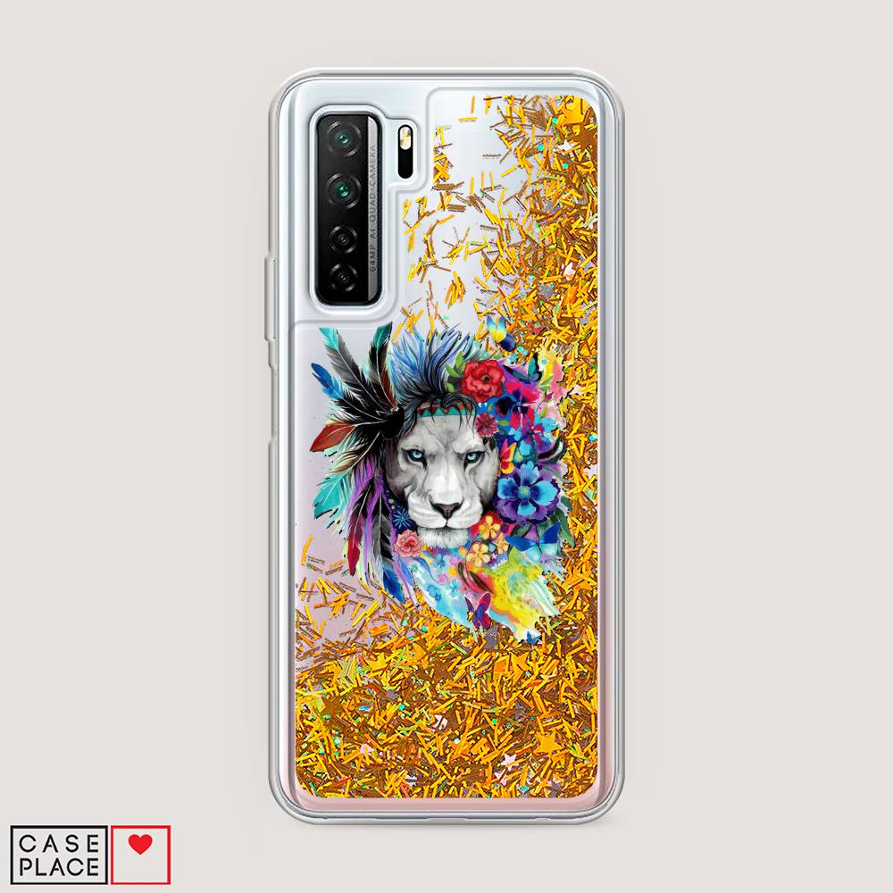 

Чехол Awog на Honor 30S (Global) "Гавайский лев", Розовый, 6102890-1