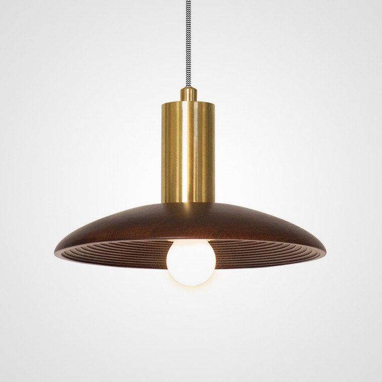 

Подвесной светильник WOOD Dark brown от ImperiumLoft