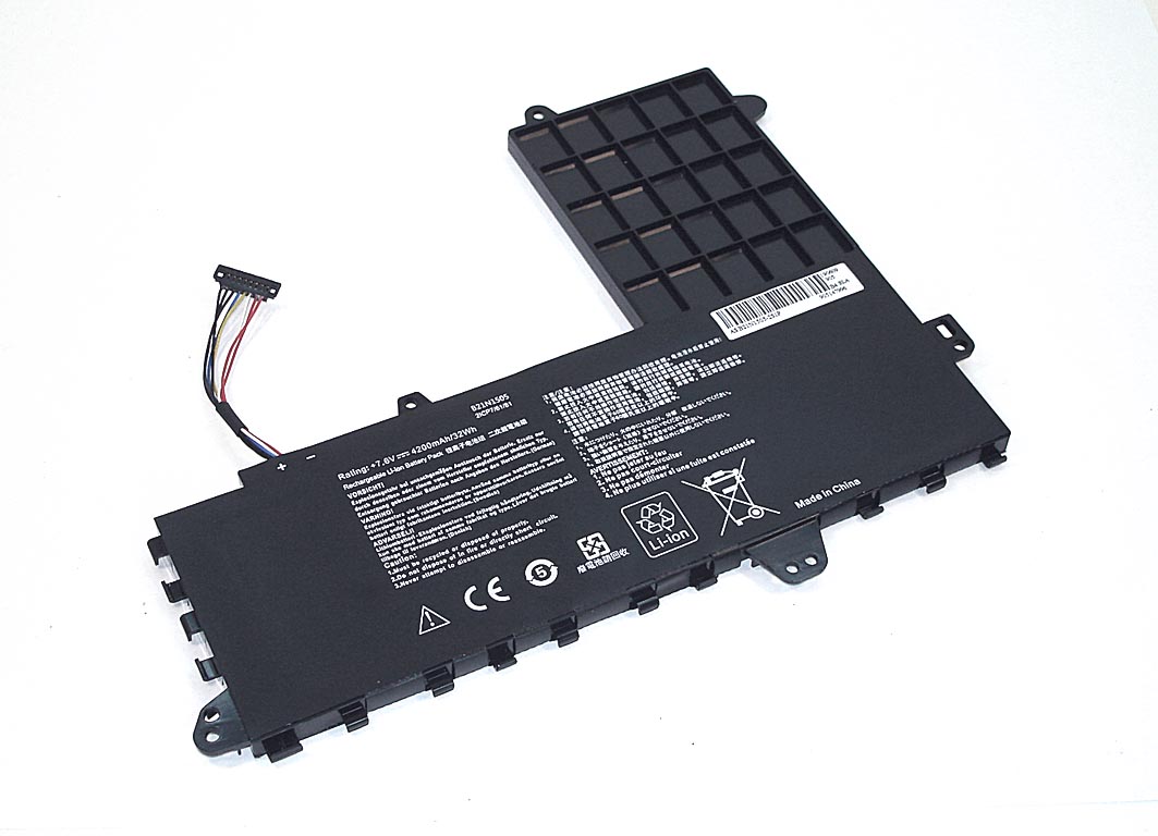 Аккумуляторная батарея для ноутбука Asus E402M (B21N1505-2S1P) 7.6V 32Wh OEM черная