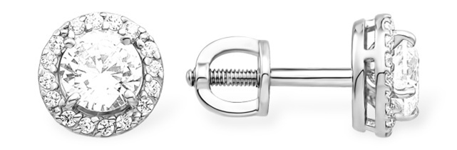 

Серьги из серебра Kari Jewelry 237524, фианит, 237524
