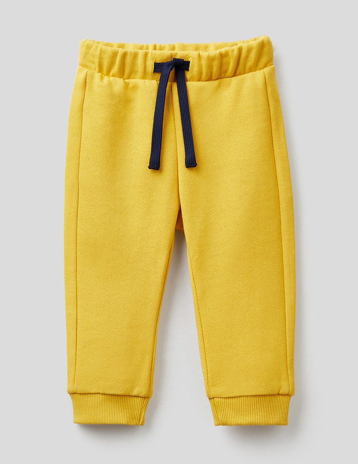 

Брюки детские Benetton 22P_3J70I0041_0L3_XX желтый р.98, 22P_3J70I0041_0L3
