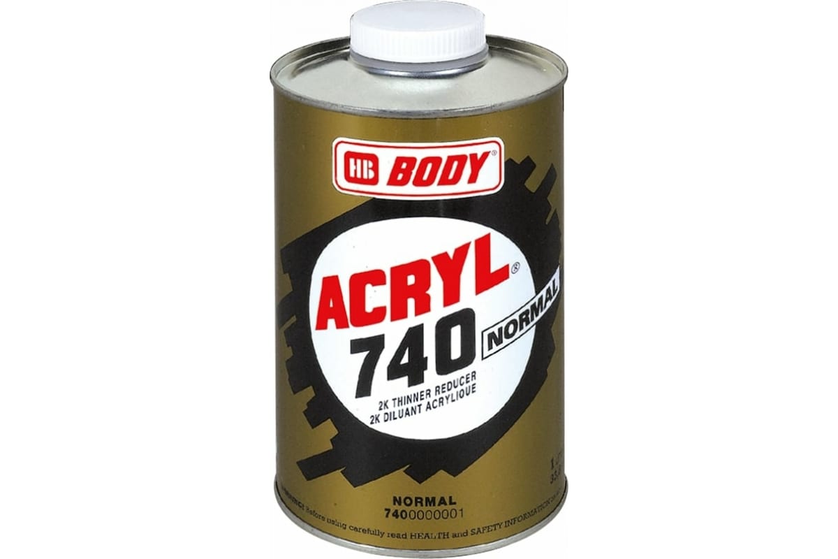 Растворитель hb body-740 1л acril normal мыло для бани harmony of body белое 500 мл