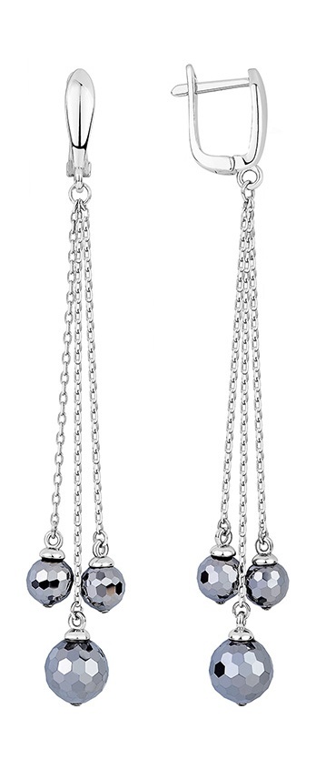 

Серьги из серебра Kari Jewelry 231206, терагерц, 231206