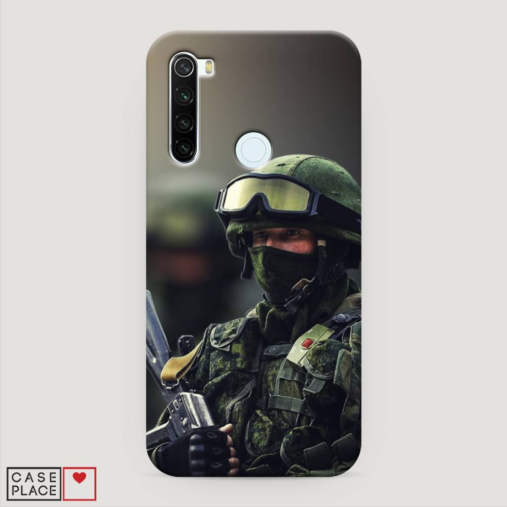 фото Пластиковый чехол "солдат" на xiaomi redmi note 8t awog