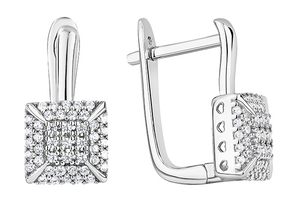 

Серьги из серебра Kari Jewelry 231199, фианит, 231199