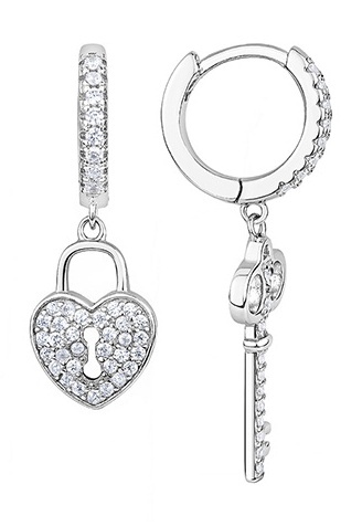 

Серьги из серебра Kari Jewelry 231195, фианит, 231195