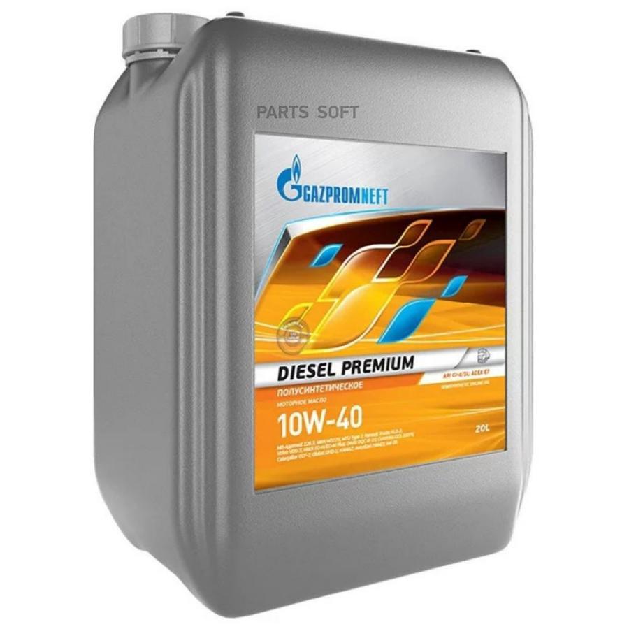 

Масло gazpromneft 10w40 diesel premium api cl-4/sl acea e7 20л п/с