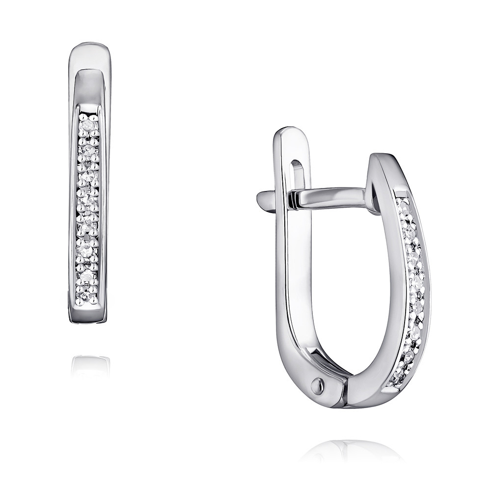 

Серьги из белого золота с бриллиантом ADAMAS 2417452-А51Д-41, 2417452-А51Д-41
