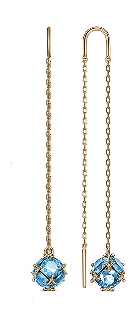 

Серьги из серебра Kari Jewelry 231118, фианит, 231118