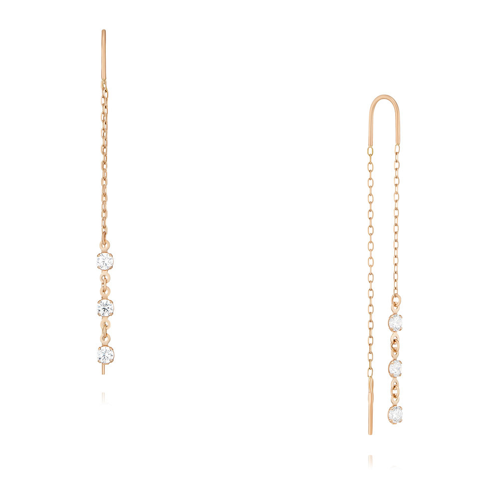 

Серьги из красного золота с фианитом ADAMAS 2553792/01-А50-72, 2553792/01-А50-72