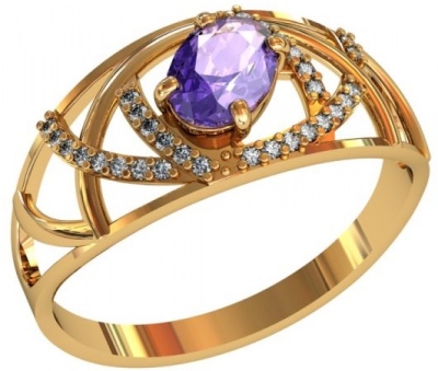 

Кольцо из серебра р. 18,5 ПРИВОЛЖСКИЙ ЮВЕЛИР 272753-FA11FA67, фианит\алпанит, 272753-FA11FA67