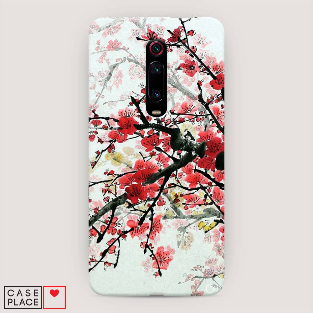 

Пластиковый чехол "Сакура" на Xiaomi Redmi K20, 35520-3