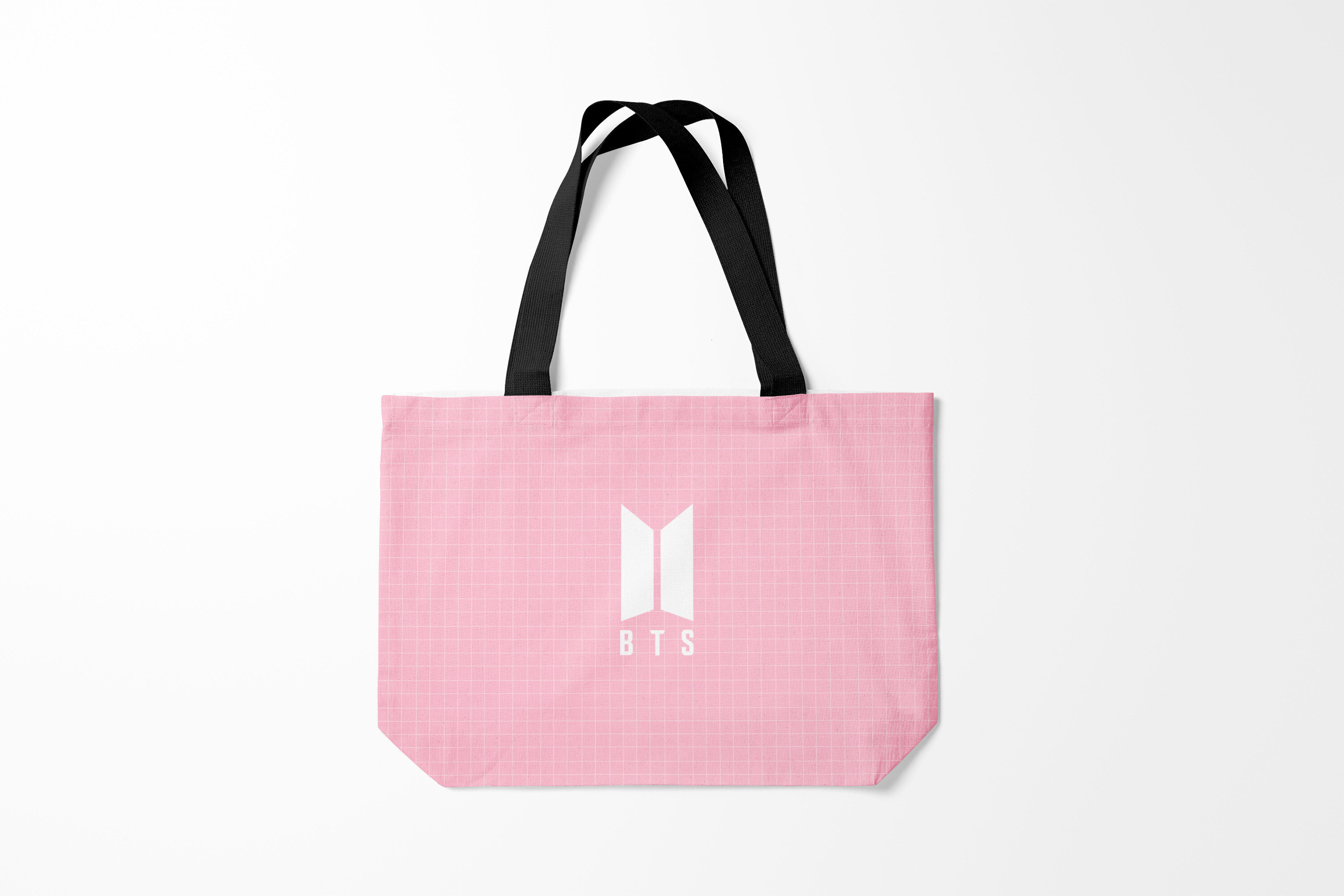 

Сумка шoппер унисекс Burnettie BTS, фиолетовый, Розовый, BTS