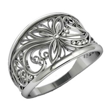 

Кольцо из серебра р. 18,5 ПРИВОЛЖСКИЙ ЮВЕЛИР 261329, 261329