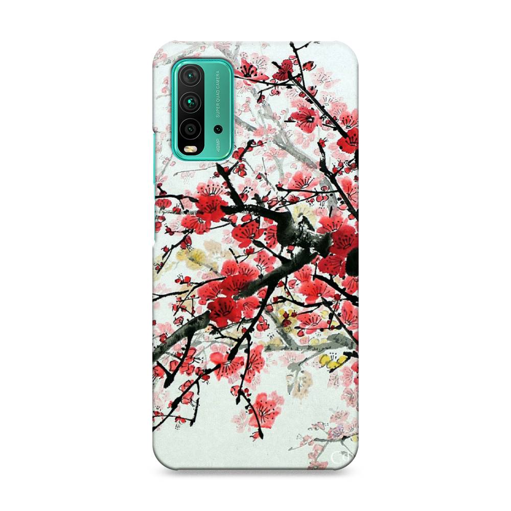 

Пластиковый чехол "Сакура" на Xiaomi Redmi 9T, 39820-3