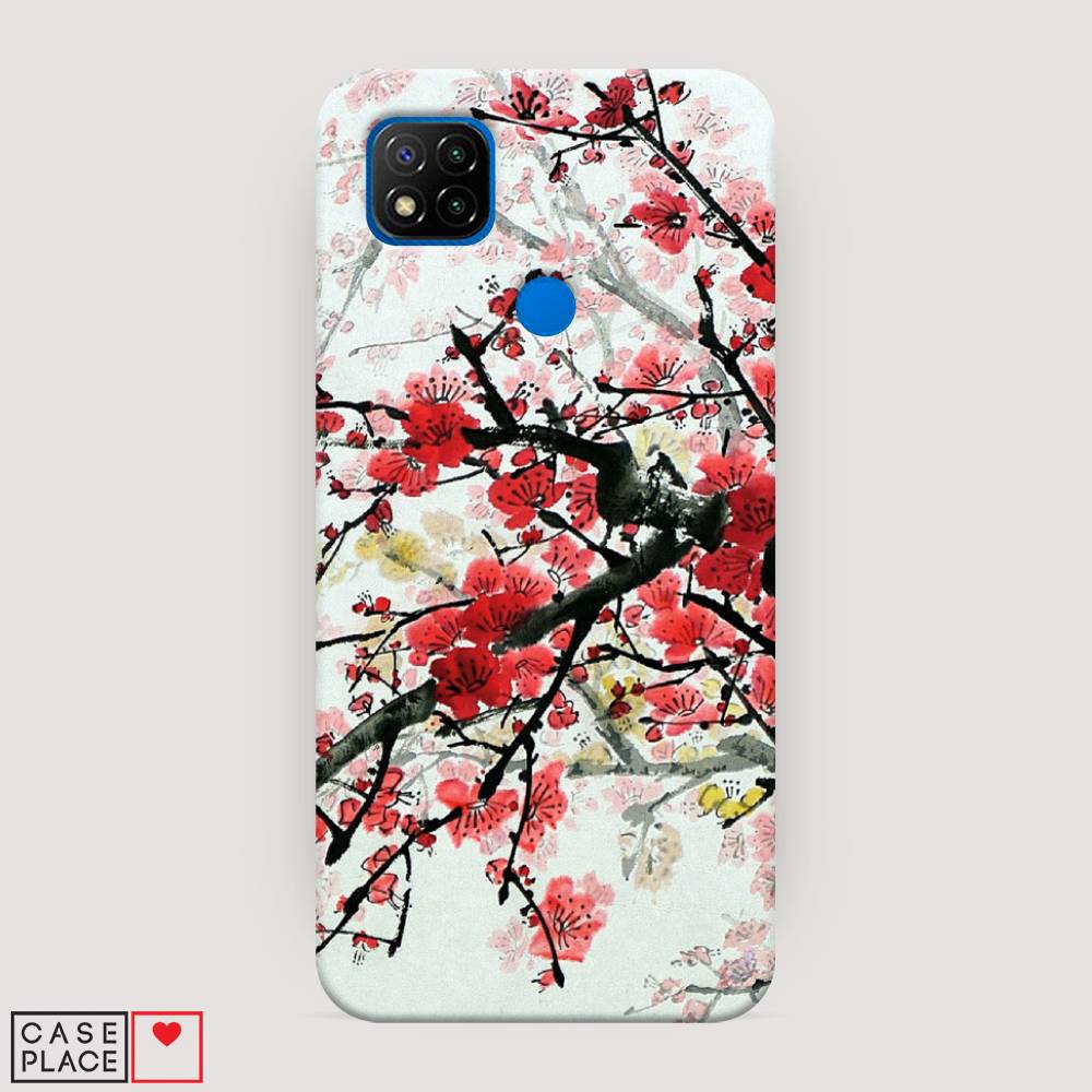 

Пластиковый чехол "Сакура" на Xiaomi Redmi 9C, 39020-3