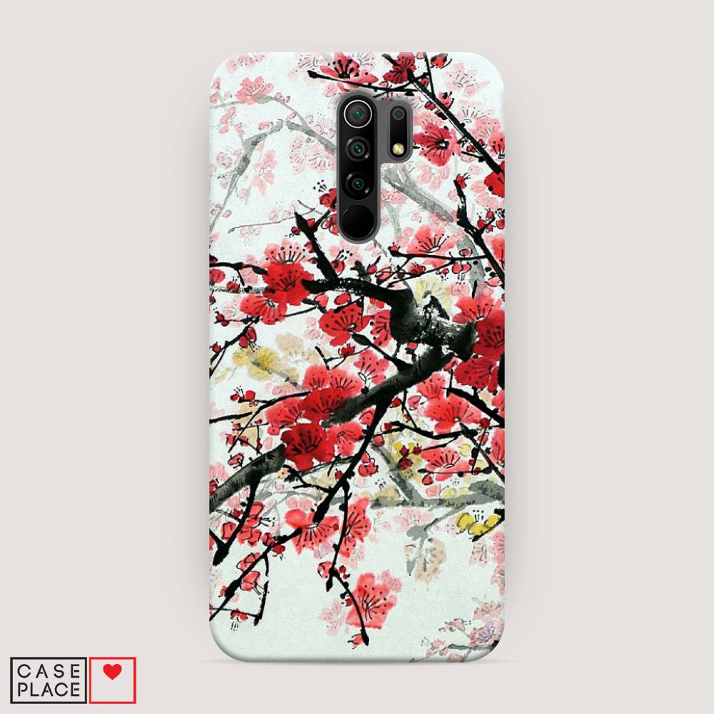 

Пластиковый чехол "Сакура" на Xiaomi Redmi 9, 38320-3