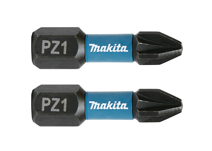 Бита Impact Black PZ2, 25 мм, C-form, 2 шт Makita B-63644