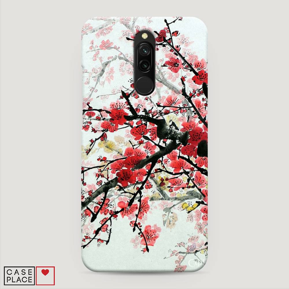 

Пластиковый чехол "Сакура" на Xiaomi Redmi 8, 37120-3