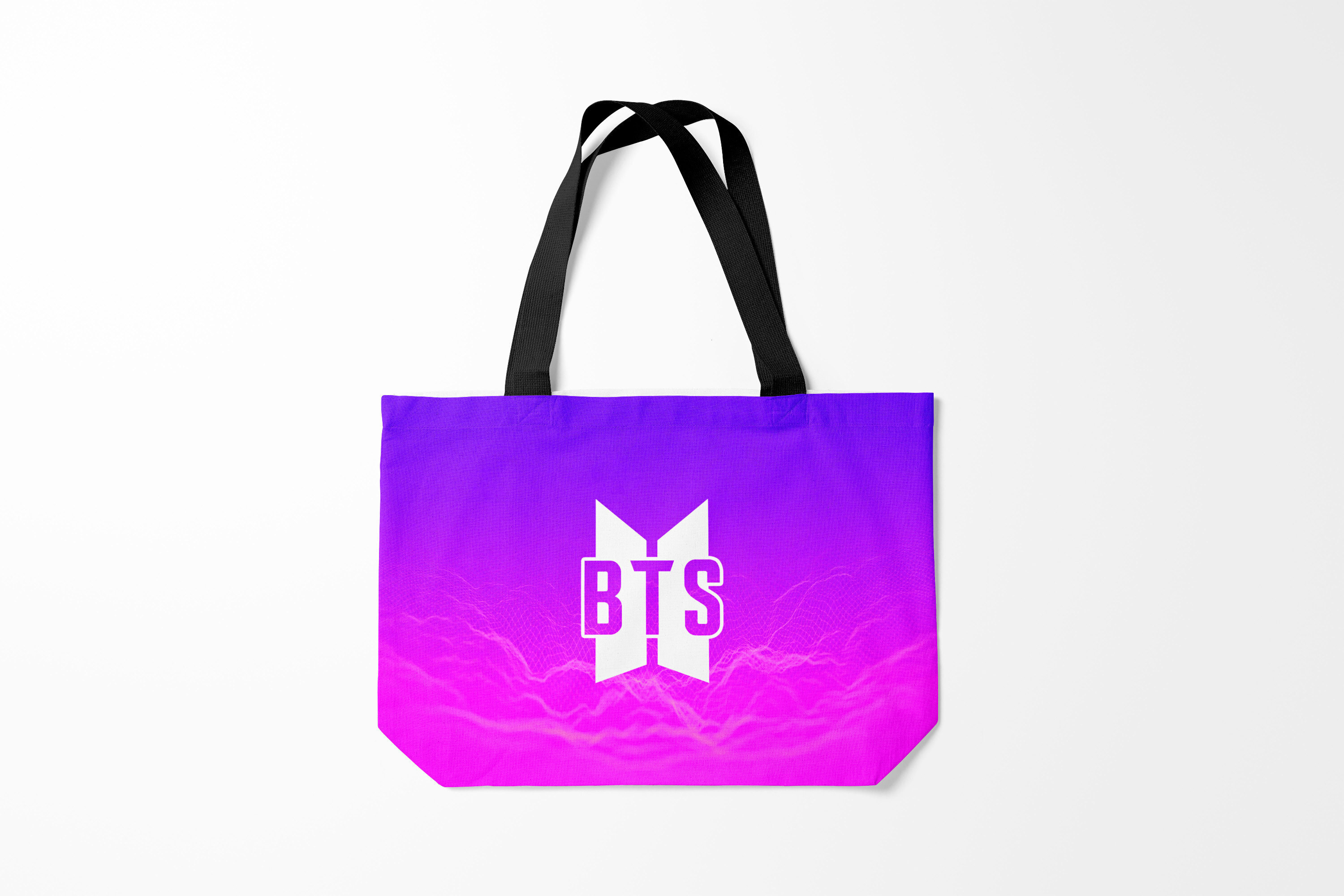 

Сумка шoппер унисекс Burnettie BTS, черный, BTS