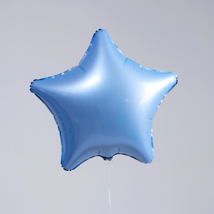 

Шар фольгированный 19", звезда, цвет синие сумерки, День рождения