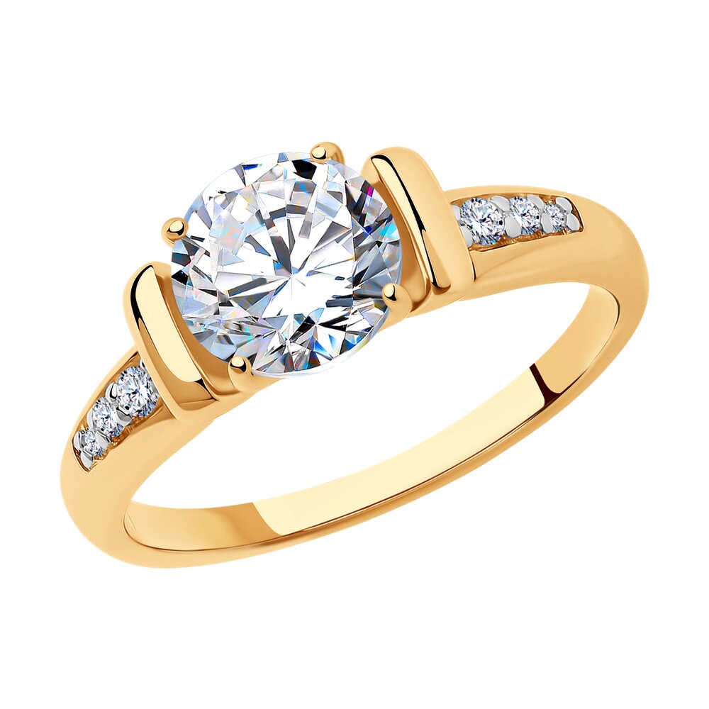 

Кольцо из серебра с фианитом р. 21,5 SOKOLOV 93010783, 93010783